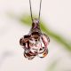 Lampwork Multicolor Flower Glass Pendant for Jewellry Making - 1 Piece
